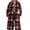 Red, variant on Busydd Jackets for Women Casual Comfy Lapel Button Long Sleeve Shirts for Women Fashion Long Plaid Jackets with Pockets S