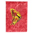 thumbnail image 1 of Mariposa sobre lienzo de bandera roja Caroline's Treasures 8862CHF grande multicolor, 1 of 1