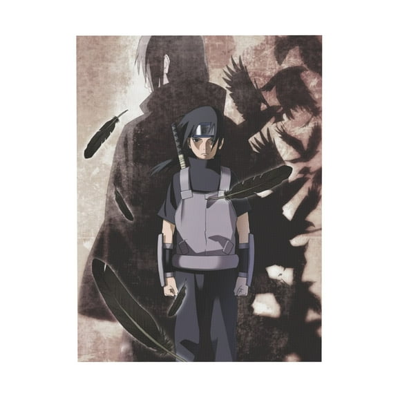 Qingyee Anime Vintage Canvas Poster Polyester Multi Size Decorative Poster,NARUTO Poster Anime Paint Decorative Poster Vertical For Wall,Home,Indoor Decoration