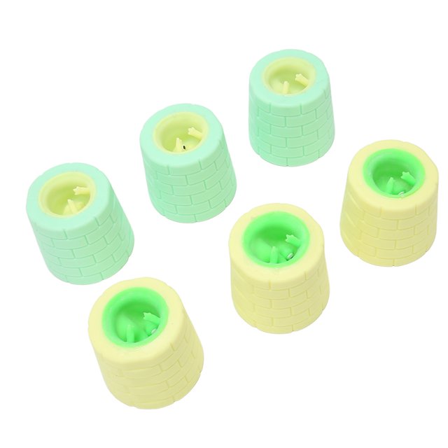 Squish Toy, Bright Colors 6 Pieces Squeeze Toy Soft Elastic TPR For Party