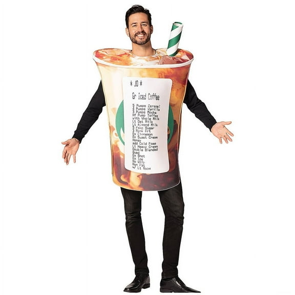 Rasta Imposta Baristas Nightmare Coffee Cup Adult Costume | One Size Unisex