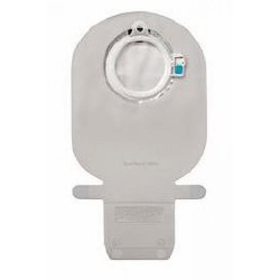 SenSura Mio Filtered Ostomy Pouch, Two-Piece System, Maxi Length, 70 mm Stoma, Drainable, Flat, Opaque, Yellow Code, 10 Count