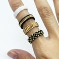 thumbnail image 3 of Magik Custom Handmade Vintage Shining Stackable Delica Beaded Ring Mosaic, 3 of 5