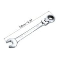 thumbnail image 2 of Unique Bargains 11/16' Flex-Head Ratcheting Combination Wrench SAE 72 Teeth 12 Point Ratchet Box Ended Spanner Tools, 2 of 5