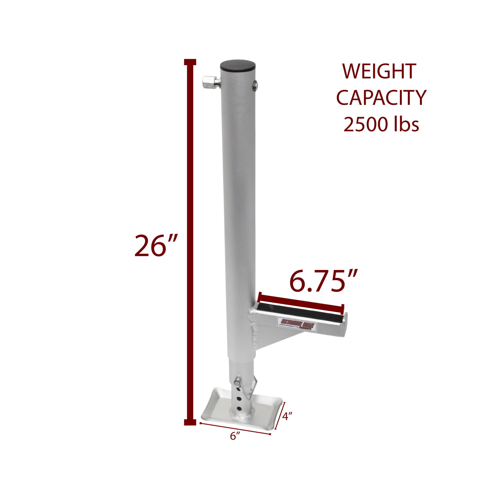 Extreme Max 5001.6345 Universal Heavy-Duty Extended Range Quick Lift ATV / UTV Field Jack - 26" to 36" Range, 2500 lbs. Capacity