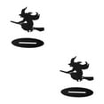 thumbnail image 2 of Maytalsory 1/2/3/5 Unique New Halloween Black Riding Witch - Exquisite Workmanship Fashionable And Festive Making Broom Witch 2PCS, 2 of 6