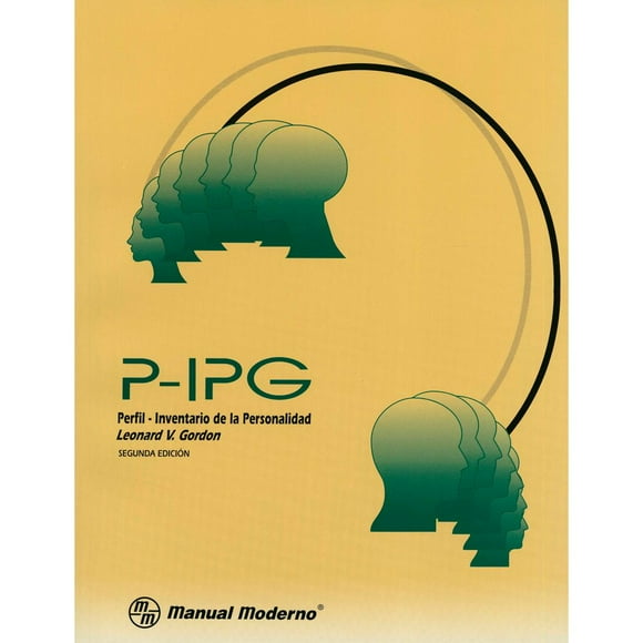 Libro Pipg Perfil Inventario De La Personalidad / Prueba Completa Mp 43100: Clasificacion C Tapa Blanda, Autor Leonard V. Gordon, Editorial El Manual Moderno