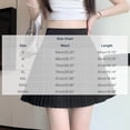 thumbnail image 3 of Levmjia Womens Pleated Short Skirt High Waist A Line Skirt Solid Color Anti Chafing Lined Mini Skirt Soft Stylish For Daily Dating Party Vacation Spring Summer Wear, 3 of 7