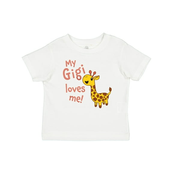 Inktastic My Gigi Loves Me- Cute Giraffe Boys or Girls Baby T-Shirt