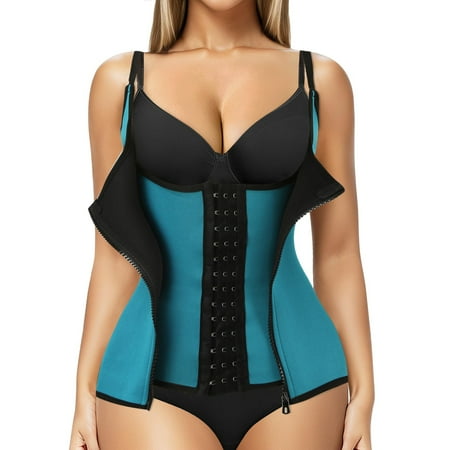 Youmylove Womens Seamless Shaping Boyshorts Waist Trainer Corset For Shapewear Plus Size Vest Body Shaper Cincher Workout Trimmer Girdle Sexy Thong Panty Shapewear