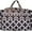 Black Quatrefoil, variant on High Fashion Print Gym Dance Cheer Travel Duffel Bag 22" (BLANK-Camouflage)