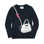 Le Chic Girl's T-shirt with Purse Applique, Sizes 3-14 - 4/104