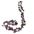 thumbnail image 1 of Guirnalda de flores artificiales de 2,5 m, realista, de ratán, para bodas, fiestas, decoración colgante de simulación, 1 of 8