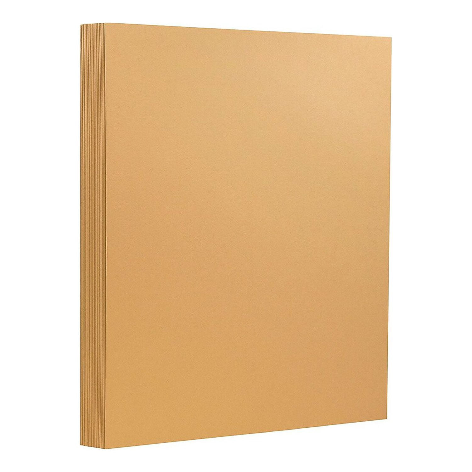 JAM Cardstock, 8.5 x 11, 130lb Tan, 25/Pack