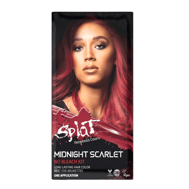 Splat 30 Wash Semi Permanent Midnight Scarlet No Bleach Dark Red Dye Beauty Talk La Walmart Com