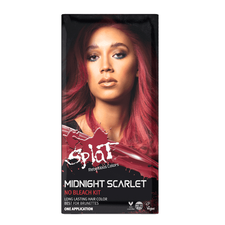 Splat 30 Wash Semi Permanent Midnight Scarlet Hair Color No