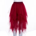 thumbnail image 5 of Gureui Women's Sheer Tutu Skirt Tulle Mesh Layered Midi Skirt, 5 of 8