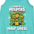 thumbnail image 2 of Teenage Muntant Ninja Turtle - Santas Helpers In A Half Shell - Toddler and Youth Girls A-line Dress, 2 of 4