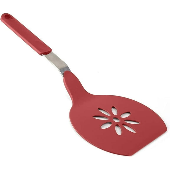 Homi Styles Jumbo Nylon Pancake Spatula with Floral Design - 15 x 6.5 Inches
