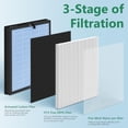 thumbnail image 3 of Filtro de repuesto FCFMY HAP603 H13 True HEPA para ECOSELF, 3 of 8
