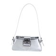 thumbnail image 2 of Bolso de hombro para mujer, bolso de mano para mujer, bolso de hombro de verano, bolso de viaje con cremallera, bolso de mano Plata, 2 of 9