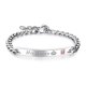 thumbnail image 5 of Pulsera de amor, joyería para parejas, pulsera de acero de titanio "His Queen"/"Her King", 5 of 5