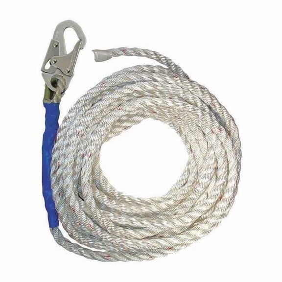 Condor Condor Vertical Lifeline, 25 ft Length, 310 lb. Weight Capacity G8125T