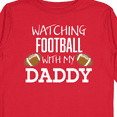 thumbnail image 4 of Inktastic Watching Football with my Daddy Boys or Girls Long Sleeve Toddler T-Shirt, 4 of 5