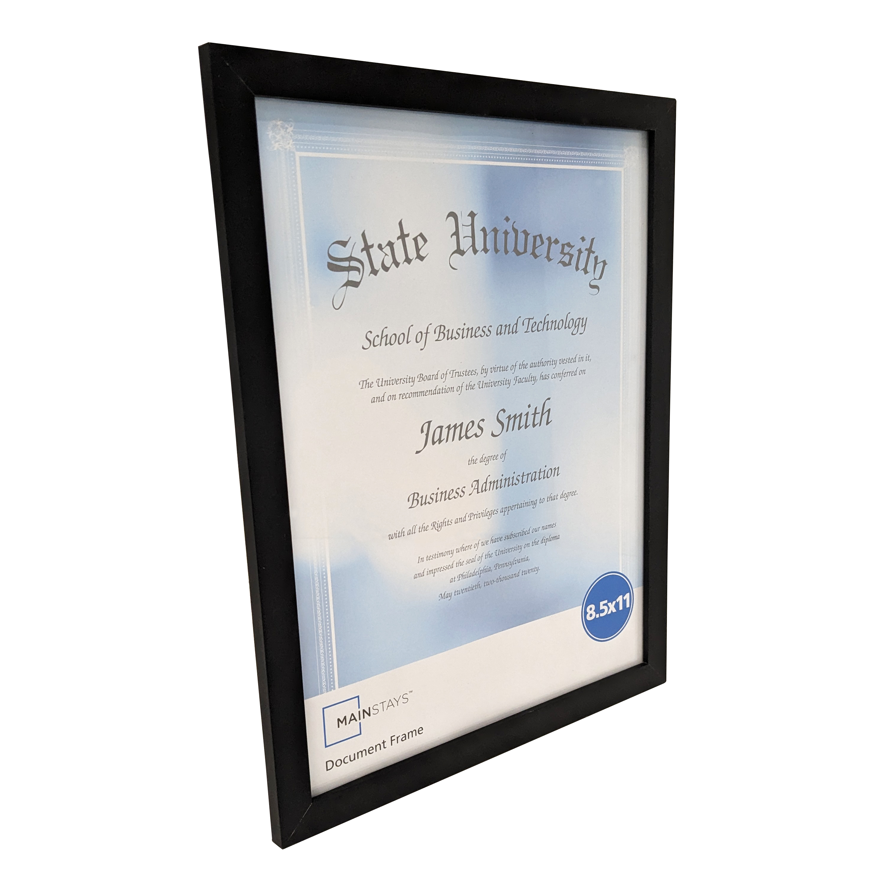 Mainstays 8.5 x 11 Black Document Picture Frame (2-Pack) photo 4