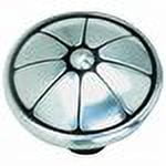 Laurey 23460 1.5 in. Flower Knob - Antique Silver