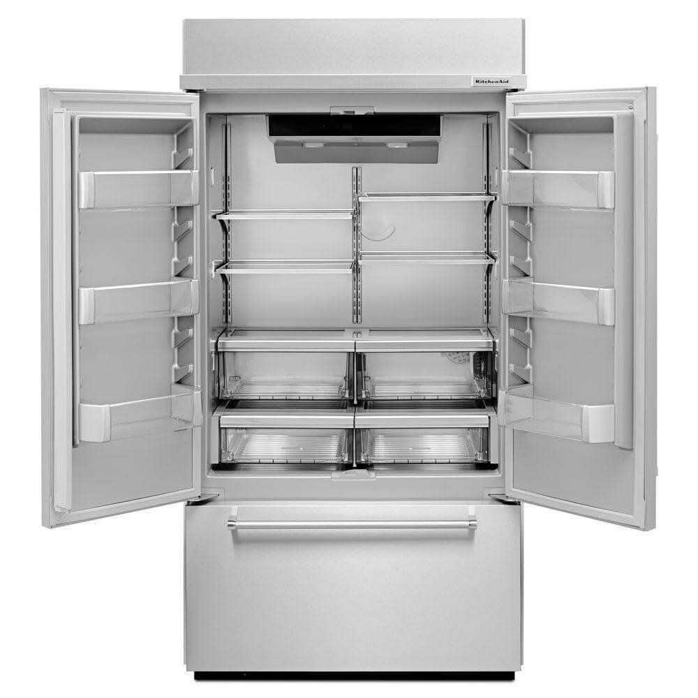 KitchenAid KBFN502ESS 24.2 Cu. Ft. Stainless Built-in French Door Refrigerator - image 2 of 6