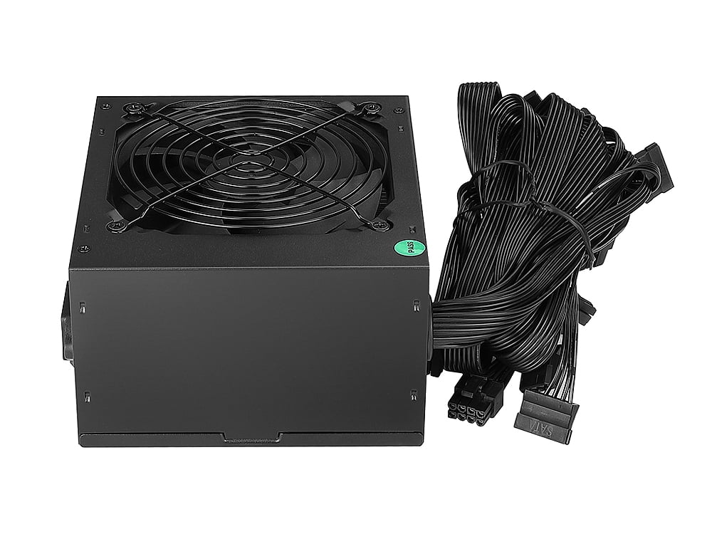 Bluegears b-Vigor 700W 80+ Efficency equivalent 115-230V All Black Ribbon Cable Gaming PC ATX Power Supply