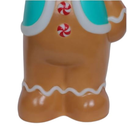 Lighted  Blow Mold Gingerbread Outdoor Christmas Decoration, Multicolor, 32 inch
