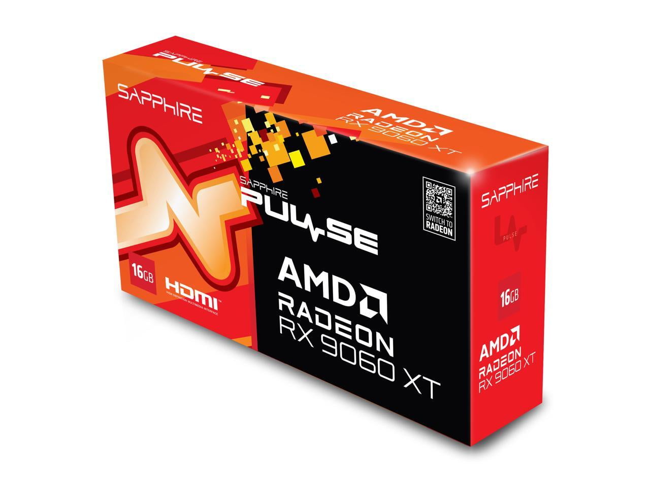 Sapphire 113500320G Radeon RX 9060 XT Gaming Graphics Card