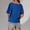Blue, variant on MAIHAN Women Polo Shirt Casual Summer Funny Crew Neck Basic Tops Short Sleeve Spring Summer Tops Beach Vacation Clothes for Casual 2026