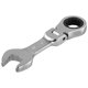 thumbnail image 2 of Short Handle Ratchet Wrench with Movable Head,Quick Dual-Purpose Open End Wrench,Hardware Tool, Labo, 2 of 5