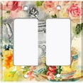 thumbnail image 6 of Metal Light Switch Plate Outlet Cover Flower Teapot ROS007, 6 of 13