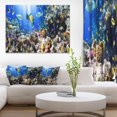 thumbnail image 1 of Coral Colony and Coral Fish - Seascape Canvas Art Print, 1 of 3