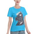 thumbnail image 2 of T-Shirt Basique à Manches Courtes pour Femmes Demon Slayer : Shitou Wuichiro, 2 of 6