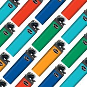 (3 pack) Scripto Views, Adjustable Flame, Pocket Lighter, Multi-Color (7 Count)