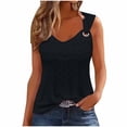 thumbnail image 1 of Camisetas Casuales para las Mujeres Camisola sin Mangas Impresa de Ajuste Suelto para el Hogar Y el Uso Diario, 1 of 5