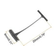thumbnail image 2 of Standard Tagging Fastener Price Tag Label Tagging Barb 20mm 1500pcs Black, 2 of 7