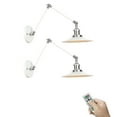 thumbnail image 1 of FSLIVING Battery Operated Wall Sconces Nordic Modern Style Adjustable Arm LED, 1 of 6