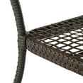 thumbnail image 5 of Radley Outdoor Wicker Glass Table, Grey, 5 of 6