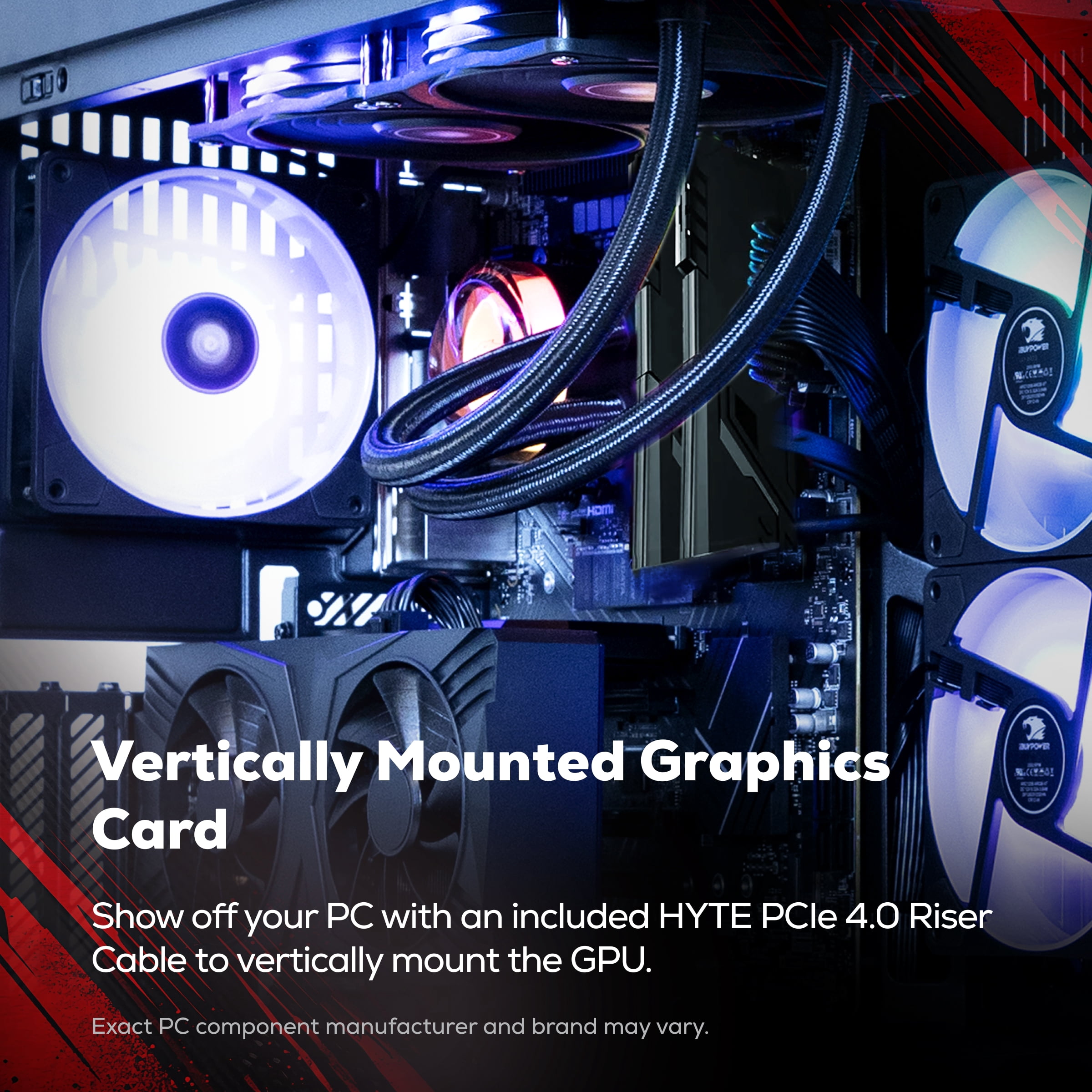 iBUYPOWER Y40 PRO Black Gaming PC Desktop Computer AMD Ryzen 9 9900X CPU, NVIDIA GeForce RTX 5080 16GB GPU, 32GB DDR5 RGB RAM, 2TB NVMe SSD, Windows 11 Home, Keyboard, Mouse - Black Y40BA9N5801