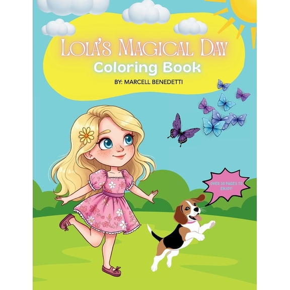 Lola's Magical Day Coloring Book, (Paperback)