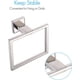 thumbnail image 4 of Toallero colgante pulido SUS 304 acero inoxidable YONGSHENG baño Anillo de toalla montaje en pared, 4 of 5