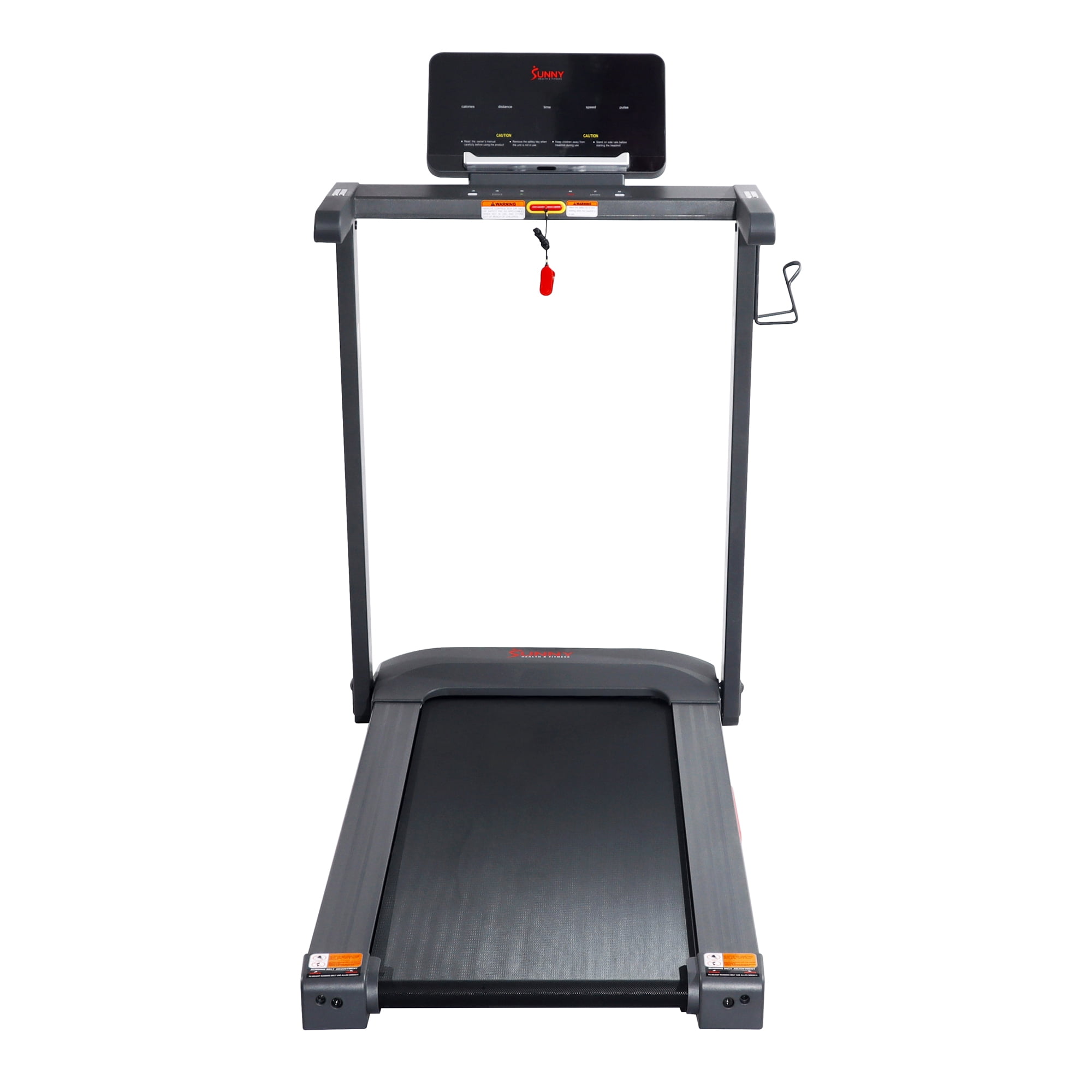 Sunny Health & Fitness Interactive Slim Treadmill 9MPH w Smart Bluetooth & FREE SunnyFit® App – SF-T722021