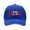 Blue, variant on Women's Men's Canada Maple Leaf Letter Printed Baseball Cap Adjustable Curved Brim Breathable Sun Hat Travel Camping Peaked Caps
