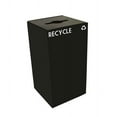 thumbnail image 2 of Witt Industries 28GC04-CB Geocube Recycling Receptacle With Round Opening, 28 Gallon - Charcoal, 2 of 2
